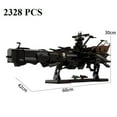 thumbnail image 2 of Space Pirate Ship Building Bricks Arcadia Captain Harlock Albator Blocks Toys  2328pcs, 2 of 8