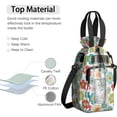 thumbnail image 5 of Water Bottle Carrier Bag,Pioneer Flower Floral Print Pattern Water Bottle Holder with Strap,Large Capacity Insulated Crossbody Water Bottle Holder with Phone Pocket for 20oz-40oz, 5 of 6
