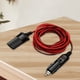 thumbnail image 3 of Cable de extensión para encendedor de cigarrillos de coche, adaptador de corriente para enchufe de coche, 2M/5M, 12/24V, 10A, 3 of 9