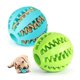 thumbnail image 1 of Paquete de 2 pelotas de goma para perros, juguetes para masticar para perros grandes y pequeños, pelota divertida (verde y azul), 1 of 5