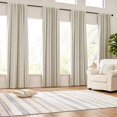 thumbnail image 2 of Cortinas blackout Jinchan estilo boho color verde salvia de 244 cm de largo, 2 paneles, 2 of 9