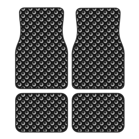 Salouo Golf Balls for 4-Piece Floor Mats, Custom Fit Car Mats All-Weather Car Foot Mats Automotive Floor Mats for Cars, Trucks, SUVs, Vehicle Floor Liner