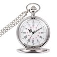 thumbnail image 1 of Mens Pocket Watch Pocket Watch Retro Fashionable Pocket Watch Pocket Watch Men Sliver Pocket Watch, 1 of 3