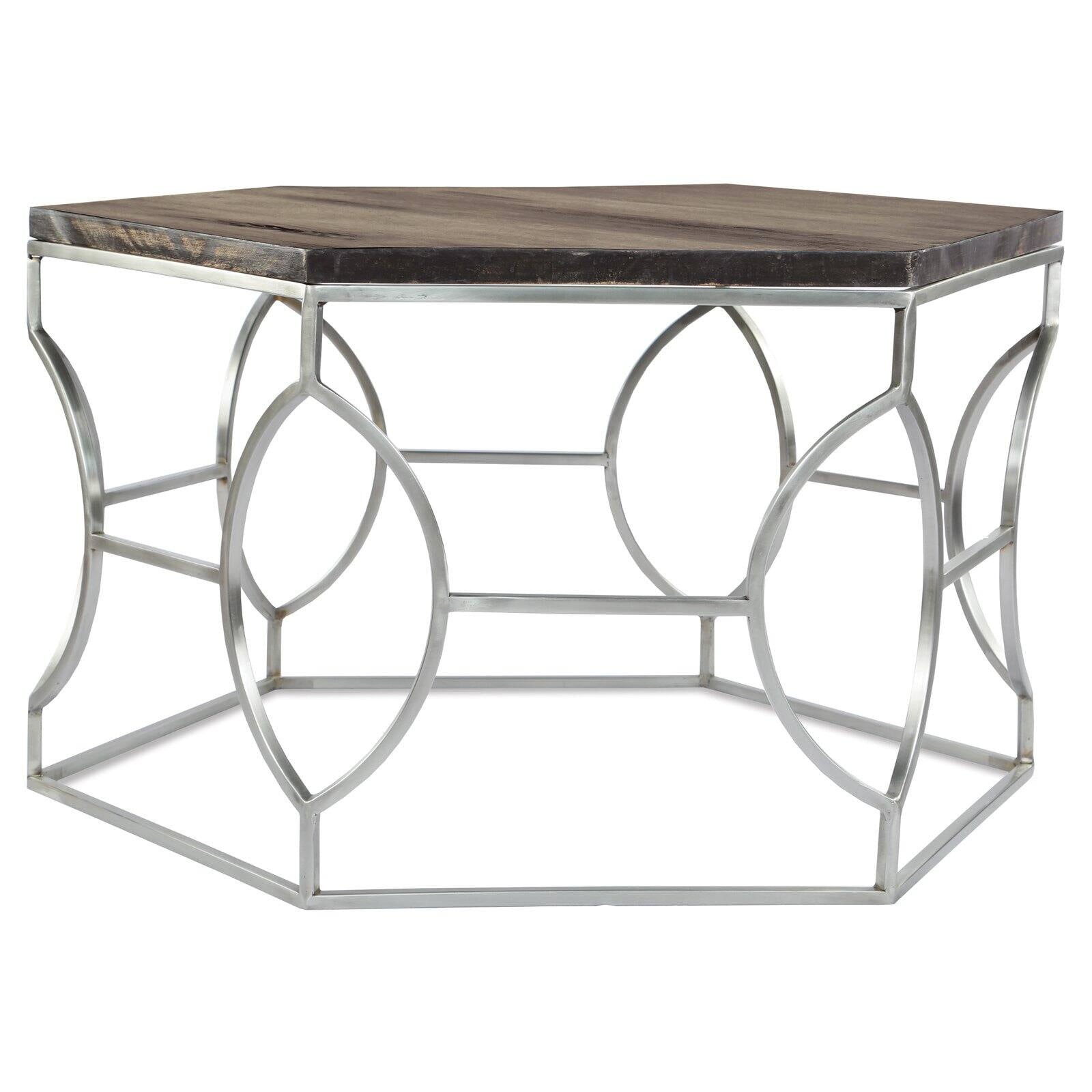Riverside Furniture Barron Wood Hexagon Coffee Table