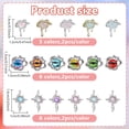 thumbnail image 2 of 34Pcs Eye Nail Charms 17 Styles Nail Charms 3D Nails Eyeball Charm Alloy Nails Art Decoration 3D Animal Eyeball Decoration, 2 of 5