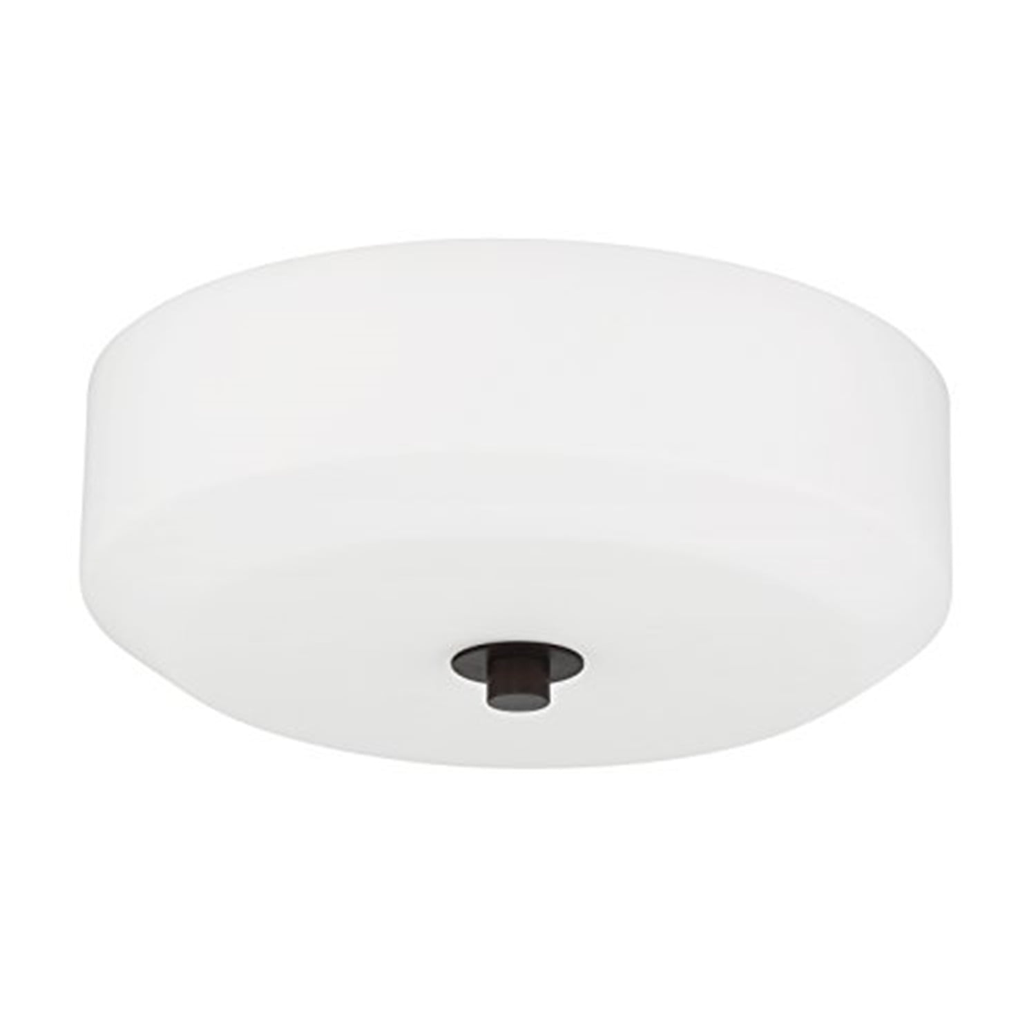 3Light Quartz Flush Mount with Opal Glass