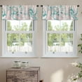 thumbnail image 2 of LALILO Kitchen Curtain Valance Colorful Animal Fairy Tale Rod Pocket Window Curtain 52"x 18" Set of 2, 2 of 7