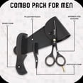 thumbnail image 4 of REJODA-Beard Scissors for Men A Complete Set of Grooming Scissors Men, 1 Mustache Comb, & 1 Beard Grooming Comb in a Carrying Pouch Perfect Mustache Scissors, Men’s Facial Hair Scissors, 4 of 4