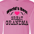 thumbnail image 4 of Inktastic World's Best Great Grandma Long Sleeve T-Shirt, 4 of 5
