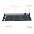 thumbnail image 5 of Techtongda 36" Rotary Paper Trimmer Cutter Roller Paper Cutter Paper Cutter with Angular Line, 5 of 8