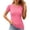 Watermelon Red, variant on Wlynlyn Workout Tops for Women Short Sleeve Slim Fitted Athletic Shirts Soft Breathable Yoga Running Gym Tops