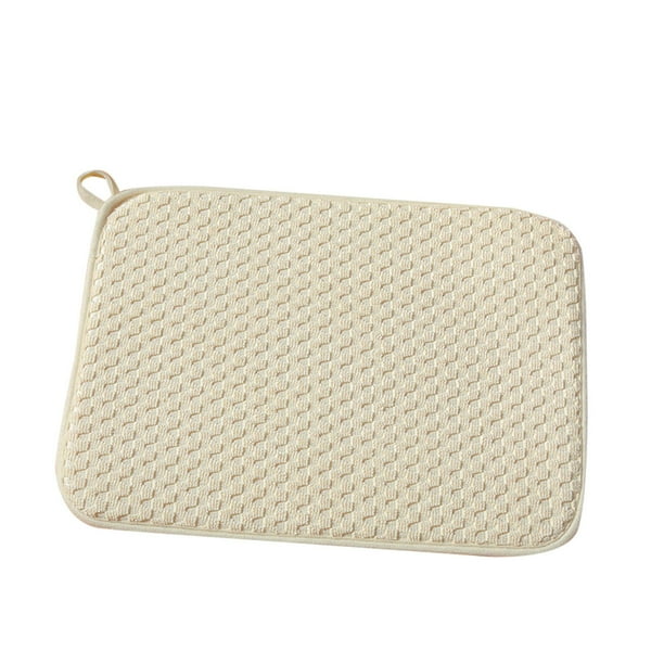 Microfibra Utensilios de Cocina Escurrir Estera Secado Encimera del Hogar Cocina Aislamiento Térmico Estera Absorbente Secado Rápido Mantel Individual 45×60cm