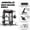 Smith Machine Power Rack-Black/Weight Bench-Black/Barbell-Black/230 LBS Weight Plates, variant on Mikolo Smith Machine Home Gym, All-in-One Power Rack with Smith Cage and Functional Trainer, Squat Rack with 2:1 Dual Pulley Cable System and Extended Forward Reach, Vertical Leg Press