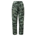 thumbnail image 4 of Womens Camo Pants Elastic Waist Pant Colorful Printed Casual Without Positioning Print Camouflage Pants For Women Camouflage S, 4 of 7