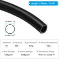 thumbnail image 2 of Tubería neumática Uxcell 3/8" OD 16.4ft 10mm OD 6.5mm ID tubo de línea de aire, negro, 2 of 5