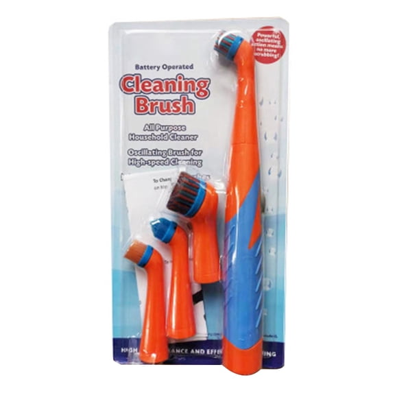 Scrubber Cordless Electric Scrubber Brush with 4 Brush Heads for Household Tub Floor Wall