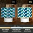 thumbnail image 3 of Hirioo Blue Lotus Flower for Rectangular Acrylic with Night Light Best Gifts for Lover Girl Mom, Valentine's Day Anniversary Birthday Wedding Present, 3 of 9