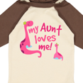 thumbnail image 4 of Inktastic My Aunt Loves Me Girls Long Sleeve Baby Bodysuit, 4 of 5