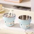 thumbnail image 6 of 9.13oz 304 Stainless Steel Coffee Cup with Leakproof Lid, Cute Graphic Print Portable Small Drink Mug, Insulated Reusable Tumbler for Office Daily Use Travel, Stylish Milk Tea Water Cup for Women Men, 6 of 6