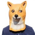 thumbnail image 1 of Shiba inu mask dog mask Halloween Decoration Mask Carnival Masquerade Animal Headgear, 1 of 5