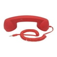thumbnail image 1 of Auricular de teléfono móvil retro a prueba de radiación de 3,5 mm, Mini, Confort, Clásico, Elegante Receptor de llamadas de teléfono Micrófono rojo SM SunniMix Auricular de teléfono retro, 1 of 8