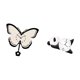 thumbnail image 5 of Reloj de pared acrílico con diseño de mariposa y panda, sin tictac, decorativo, moderno, bonito y resistente, para colgar en la oficina, , l, 5 of 8