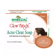 Wheezal Glow Bright Acne Clear Soap (75gm) For Acne, Pimples