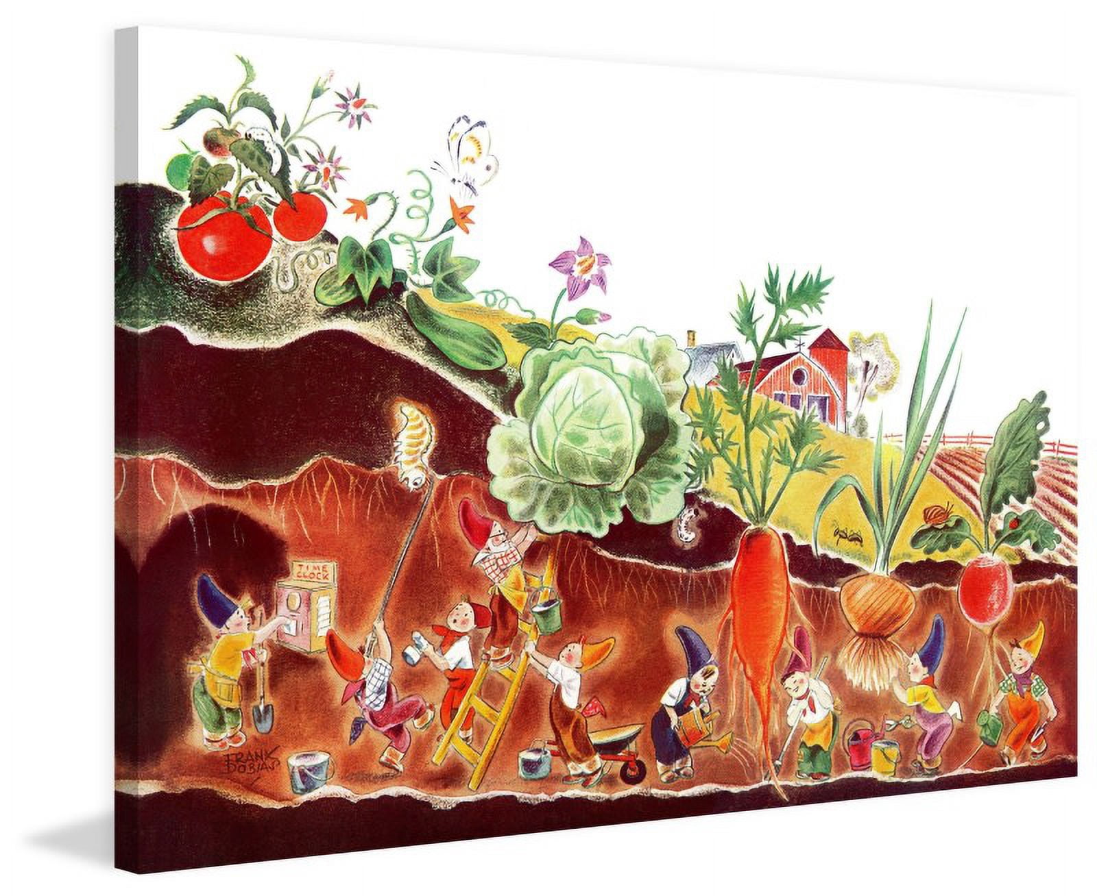 Marmont Hill "Garden" by Curtis Painting Print on Canvas