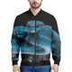 thumbnail image 3 of Chaqueta con cremallera y estampado 3D de serpiente de terror para hombre y mujer, sudadera con estampado de animales, chaquetas de calle de manga larga con cremallera para primavera y otoño, 3 of 5
