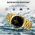 thumbnail image 4 of Bomieux Mens Watch, Classic Minimalist Men's Quartz Watch Waterproof Watch with Stainless Steel Band Business Dress Men's Watch-Best Gift for Men, 4 of 9