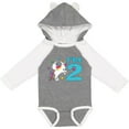 thumbnail image 3 of Inktastic I'm Two Unicorn Second Birthday Boys or Girls Long Sleeve Baby Bodysuit, 3 of 5