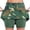 Green#athletic shorts for women, variant on Plus Size Skorts for Women Elastic Tummy Control Yoga Pant Skirts Summer Casual Athletic Tennis Golf Skirts with Shorts Camo Print Biker Shorts Todays Deal Green 4XL
