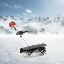 52cc Gas-Powered Handheld Sweeper for Driveways, Lawns, and Turf Cleaning