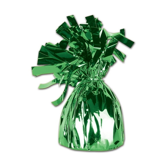 Beistle Metallic Wrapped Balloon Weight green (Case of 12)