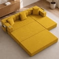thumbnail image 2 of Leumius 108" Modular Sectional Sofa with L-Shape Chaise, Boneless Cloud Couch with Deep Seat for Living Room, Bedroom Yellow, 2 of 9