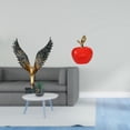 thumbnail image 2 of Estatua de resina con extendidas, escultura, adorno de Feng Shui, obra de arte decorativa de simulación, decoración del hogar, figura de cerámica, 2 of 8