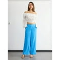 thumbnail image 2 of High-Waist Wide-Leg Trousers, 2 of 6