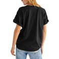thumbnail image 2 of Sherrylily Women Rose Graphic Tee T Shirt Loose Fit Short Sleeve Casual Tops, 2 of 5