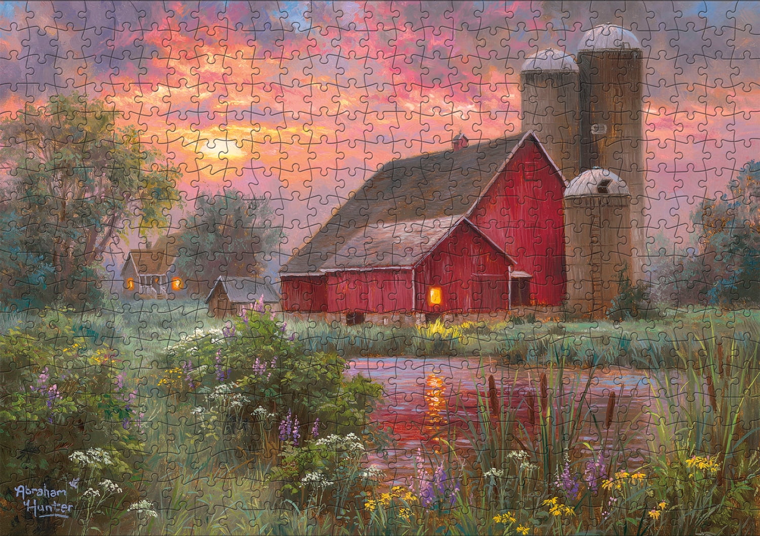Buffalo Games End of Day 500-Piece Interlocking Jigsaw Puzzles for Adults Ages 14+
