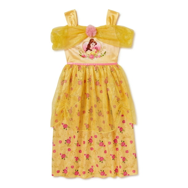 Disney Princess Belle Disney Princess Girls Fantasy Gown Pajama