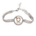 thumbnail image 1 of Fiesta de cumpleaños,Tauro. Pulsera de tobillera de cadena de tenis, joyería de diamantes, 1 of 3