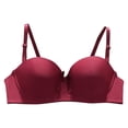 thumbnail image 5 of Sakmal Bralettes for Women Red Comfortable Jelly Extra Lift Womens Bras 36, 5 of 5