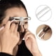 thumbnail image 4 of Vogacara Regla de cejas Medida de acero inoxidable Plantillas profesionales Plantilla de modelado de tres puntos Mujeres Accesorios de medición Type3 NO3 Vogacara CE001473-03, 4 of 6