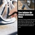 thumbnail image 2 of Unique Bargains 20" Tire Inflator Air Chuck Extension Hose for Standard America Valve without Air Release Valve for Car, 2 of 6