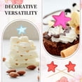 thumbnail image 7 of Uxcell Star Cupcake sticks Mini Cupcake Picks for Birthday 30 Pack Red, 7 of 7
