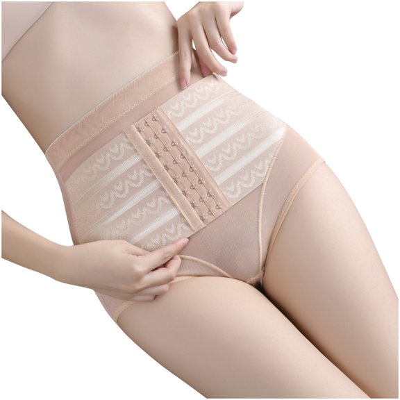 Tungbrin Women's Mesh Wrap Waist Belt Body Shaper Clothes Waist Trainer Shapewear Underpants Shapewear Panties