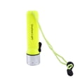 thumbnail image 4 of SHAR 180LM LED Waterproof Diving Flashlight Fluorescent Green Underwater Torch With Hand Strap, 4 of 10