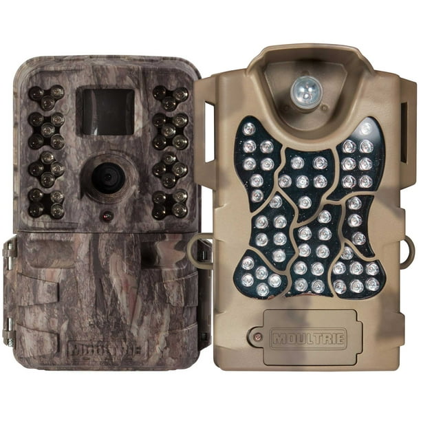 Moultrie M40i 16MP 80' FHD Video No Glow IR Game Trail Camera + Flash