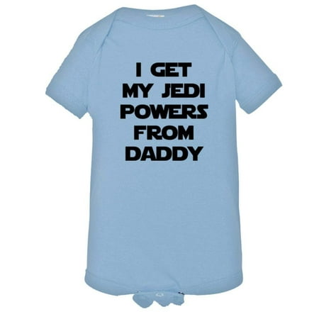 

PleaseMeTees™ Baby I Get My Jedi Powers From Daddy HQ Jumpsuit