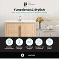 thumbnail image 4 of Fine Fixtures Leafside 30 Inch Bathroom Vanity with Sink in Sand Oak, 4 of 8